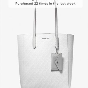 Michael Kors Gray Logo Tote
